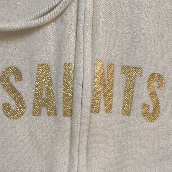 All-Sport Couture Womens NFL New Orleans Saints Play Action Hoodie New - Picture 6 of 8